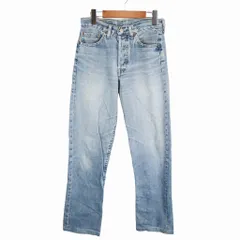 90年代 USA製 Levi's リーバイス 501 デニムパンツ ストレート ライトブルー (メンズ 30 32) O7413 中古 古着