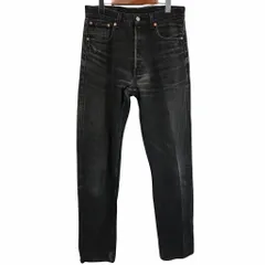 90年代 Levi's リーバイス 501 ジーンズ デニムパンツ ユーロ ブラック (メンズ 33×36) O7453 中古 古着