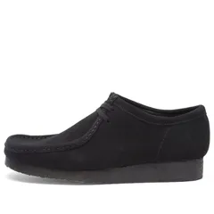 【送料無料】 クラークス メンズ スニーカー シューズ Clarks Originals Wallabee Black Suede