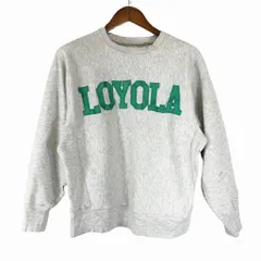 80年代 USA製 Champion チャンピオン リバースウィーブ LOYOLA スウェット グレー (メンズ L) O9702