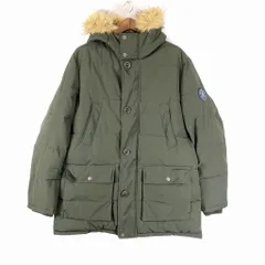 TOMMY HILFIGER トミーヒルフィガー 中綿ジャケット アウトドア グリーン (メンズ XL) O9748 中古 古着