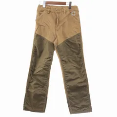 80年代 USA製 Carhartt カーハート ダック ワークパンツ ブラウン (メンズ 30相当) O9787 中古 古着