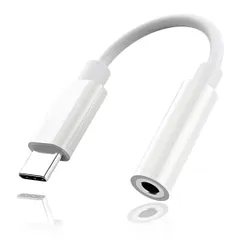 USB Type-C 3.5mm 変換アダプタ Type-C イヤホンジャック 変換 独立 DAC チップ内蔵 ハイレゾ音質 24bit/96kHz対応 4極/3極兼用 高耐久ケーブル 30000回屈曲耐久 音量調節/通話/音楽対応