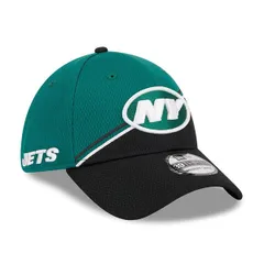 ニューエラ メンズ アクセサリー 帽子 Mens New Era GreenBlack New York Jets 2023 Sideline 39THIRTY Flex Hat Green グリーン