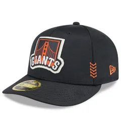 ニューエラ メンズ アクセサリー 帽子 Mens New Era Black San Francisco Giants 2024 Clubhouse Low Profile 59FIFTY Fitted Hat Black ブラック