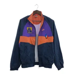 90年代 NIKE ナイキ トラックジャケットジャケット スポーツ 銀タグ マルチカラー (メンズ L) P6550