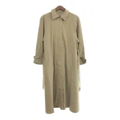 70年代 イングランド製 Aquascutum アクアスキュータム ステンカラーコート ベージュ(レディース XL相当)中古 古着 P6560