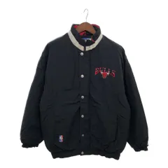 STARTER スターター NBA シカゴ・ブルズ スタジアムジャケット プロチーム ブラック (メンズ L) 中古 古着 P6533のサムネイル