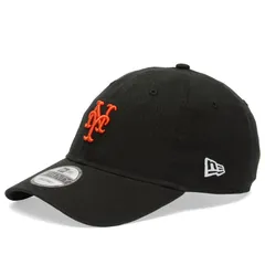 【送料無料】 ニューエラ メンズ 帽子 アクセサリー New Era New York Mets Washed Script 9Twenty Cap Black