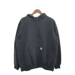 Carhartt カーハート ワンポイントロゴ スウェット パーカー ワーク ブラック (メンズ XL) P7655