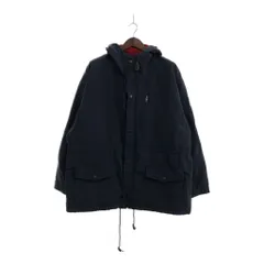 90年代 POLO SPORTS ポロスポーツ ナイロン フリース マウンテンパーカージャケット ネイビー (メンズ XL) 中古 古着 P7839のサムネイル