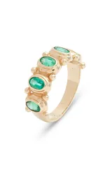 アンジー レディース アクセサリー 指輪 Anzie Mditerranne Oval Arch Eternity Ringreen グリーン