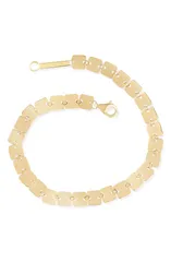 【送料無料】 ラナ レディース ブレスレット・バングル・アンクレット アクセサリー 14K Gold Laser Square Chain Bracelet Yellow Gold