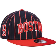 ニューエラ メンズ アクセサリー 帽子 Mens New Era NavyRed Boston Red Sox City Arch 9FIFTY Snapback Hat Navy ネイビー