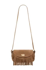 サンドロ レディース バッグ ミニ スエード SANDRO Mini Mambo suede bag Caramelのサムネイル