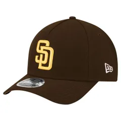 ニューエラ メンズ アクセサリー 帽子 Mens New Era Brown San Diego Padres Team 9FORTY Adjustable Hat Brown ブラウン