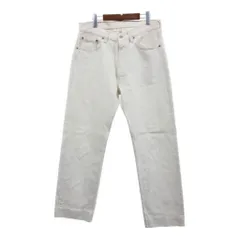 90年代 USA製 Levi's リーバイス 501-5922 ホワイト デニムパンツ ホワイト (メンズ W33 L36) 中古 古着 Q8758