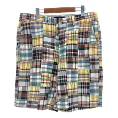 TOMMY HILFIGER トミーヒルフィガー パッチワーク ショートパンツ マルチカラー (メンズ W34) 中古 古着 Q9377のサムネイル