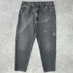 36×30 USA製　リーバイス　550 バギーデニム　ブラック　後染め