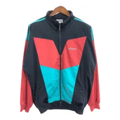 80年代 adidas アディダス トラックジャケット スポーツ ブラック (メンズ F192) 中古 古着 R2873