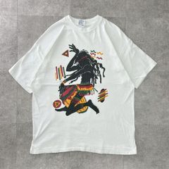 80s USA製 レゲエ ヴィンテージアートTシャツ ラスタカラー ダンス 