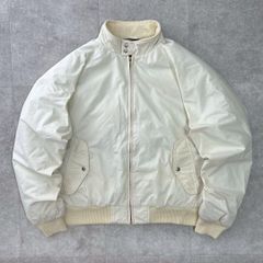 BARACUTA G-9ハリントンジャケット42オフホワイト英国製ririジップ