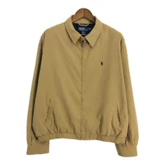 Polo by Ralph Lauren ポロ ラルフローレン スムースポリ スイングトップ 大きいサイズ ワンポイントロゴ (メンズ XXL) 中古 古着 R3584