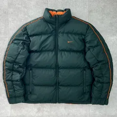 NIKE ナイキ　リバーシブル　ダウンジャケット　中綿　L 00s オレンジ