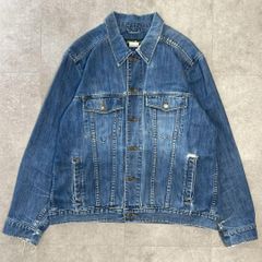 ユニクロ Gジャン 2nd ウォッシュインディゴ XL デニムジャケット 
