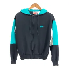 00年代 NIKE ナイキ スウェット フルジップ パーカー スポーツ ブラック (メンズ L) 中古 古着 R3821のサムネイル