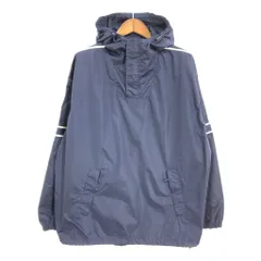 90年代 OLD NAVY オールドネイビー ハーフジップ プルオーバー ジャケット ネイビー (メンズ L) 中古 古着 R3958のサムネイル
