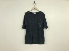 本物ヴォーギッシュVOGUISHリネン麻コットンニット半袖TシャツメンズサーフアメカジミリタリーストリートスケーターワークビジネススーツモードゴルフグレーLのサムネイル
