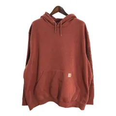 Carhartt カーハート スウェット パーカー 大きいサイズ ワーク レッド (メンズ 3XL) 中古 古着 R4335