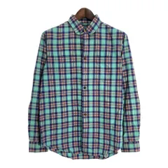 Polo by Ralph Lauren ポロ ラルフローレン 長袖シャツ チェック ブルー (メンズ M) 中古 古着 R4362