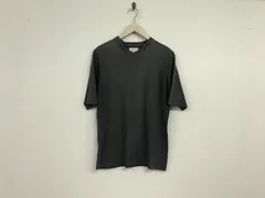 本物アニエスベーオムagnesbhommeコットンVネック半袖TシャツメンズサーフアメカジミリタリーストリートスケーターワークビジネススーツモードゴルフグレーS日本製のサムネイル