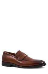 ブルーノマグリ メンズ シューズ ローファー Bruno Magli Raging Penny Loafer Cognac Burnishedのサムネイル
