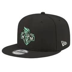 ニューエラ レディース アクセサリー 帽子 ロゴ Unisex New Era Black New York Liberty Logo 9FIFTY Snapback Hat Black ブラック