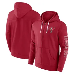ファナティクス メンズ アウター パーカー・スウェット Mens Fanatics Branded Red Tampa Bay Buccaneers Offensive Lineup Hoodie FullZip Hoodie Red レッド