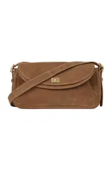 【送料無料】 サンドロ レディース ショルダーバッグ バッグ Le Mambo suede leather bag Beige