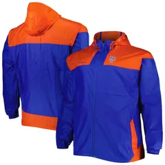 コロンビア メンズ アウター ジャケット・ブルゾン Mens Columbia Royal New York Mets Flash Forward Challenger OmniShade FullZip Windbreakeroyal