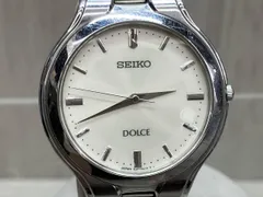 ［現状品］SEIKO DOLCE 8J41-0A10 クォーツ ケースサイズ 3.2cm ベルト長さ 17cm 文字盤腐食あり/全体小傷