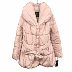 【新品】[印象N] CECIL McBEE セシルマクビー コート レディース M ピンク ポリエステル100% 内ポケット無し 中綿 ショールカラー スナップボタン留め 無地 長袖のサムネイル
