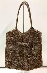 ANTEPRIMA アンテプリマ ハンドバッグ ワイヤーバッグ チャーム付き ゴールド