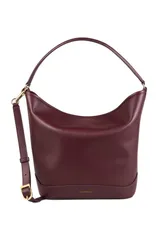 サンドロ レディース バッグ レザー SANDRO Leather bucket bag TANGOSO Bordeauxのサムネイル