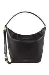 サンドロ レディース バッグ レザー SANDRO Leather bucket bag TANGOSO Black ブラックのサムネイル