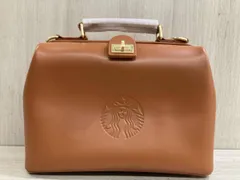 通年 STARBUCKS スターバックス ショルダーバッグ 2way マイカスタマイズジャーニー レザーカフェバッグ ブラウン