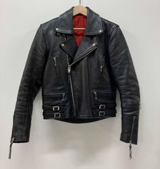 本革 スタッズ付き ダブルライダースジャケット パンク Y2K - メルカリ