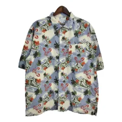 Columbia コロンビア 半袖シャツ アウトドア 総柄 マルチカラー (メンズ XL) 中古 古着 R5633