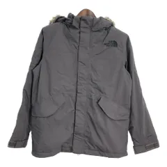 THE NORTH FACE ノースフェイス DRYVENT ダウンジャケット アウトドア グレー (メンズ M) 中古 古着 R5942