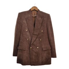 カシミヤ100% ダブルブレストジャケット ブラウン - メルカリ カシミヤ100% ダブルブレストジャケット ブラウン - メルカリ